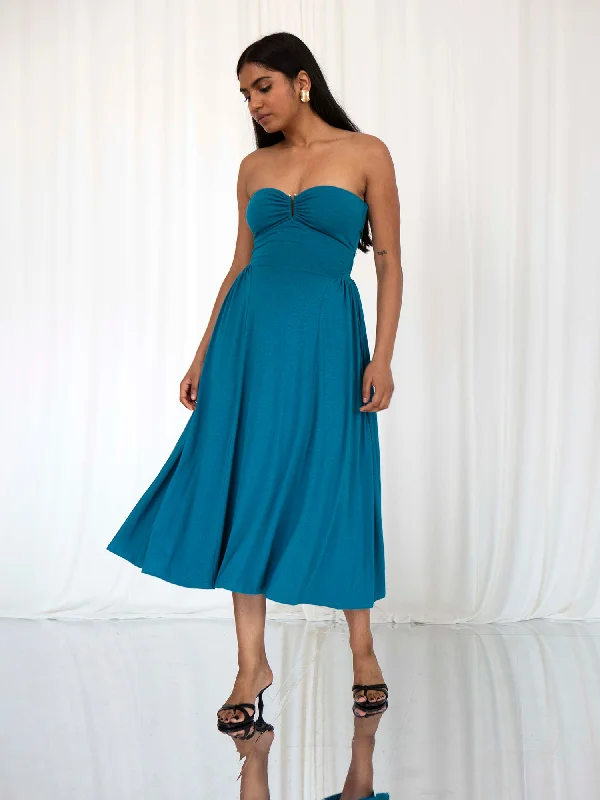 Midi dresses with ruffled sleeves for a more feminine and voluminous look Tula Dress