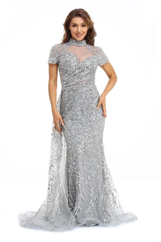 Maternity dress for a baby's first visit to the orchard High Couture NR2249 Long Cap Sleeve Prom Formal Dress Maternity dress for a baby's first visit to the orchard High Couture NR2249 Long Cap Sleeve Prom Formal Dress
