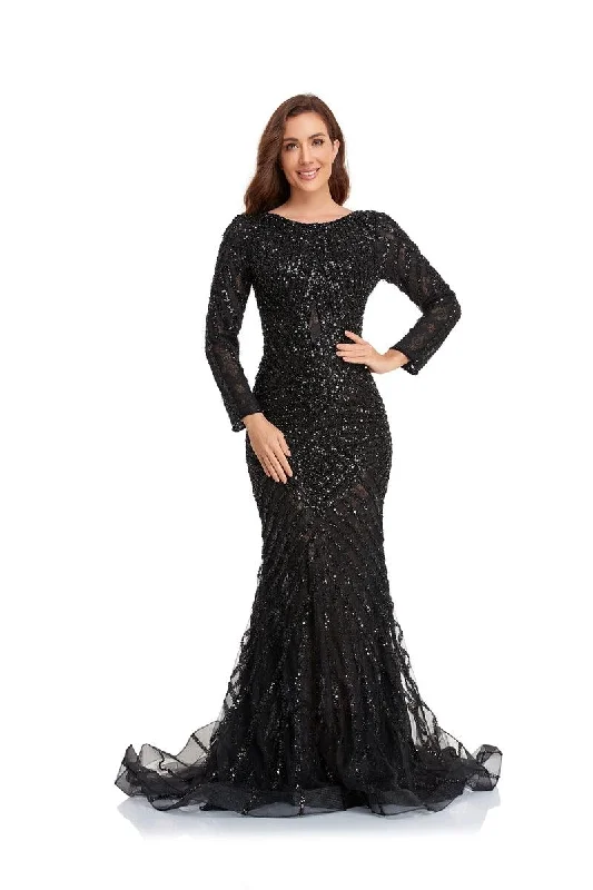 Maternity dress for a baby's first visit to the botanic garden High Couture NR2229 Long Sleeve Beaded Formal Dress Maternity dress for a baby's first visit to the botanic garden High Couture NR2229 Long Sleeve Beaded Formal Dress