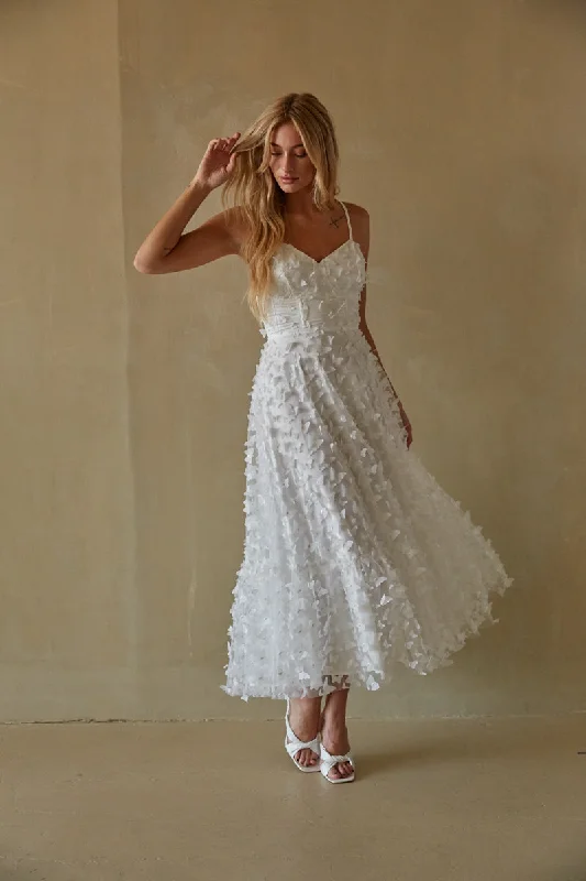 Midi dresses with button - down skirts for a unique and functional design Symphony Butterfly Tulle Maxi Dress Midi dresses with button - down skirts for a unique and functional design Symphony Butterfly Tulle Maxi Dress