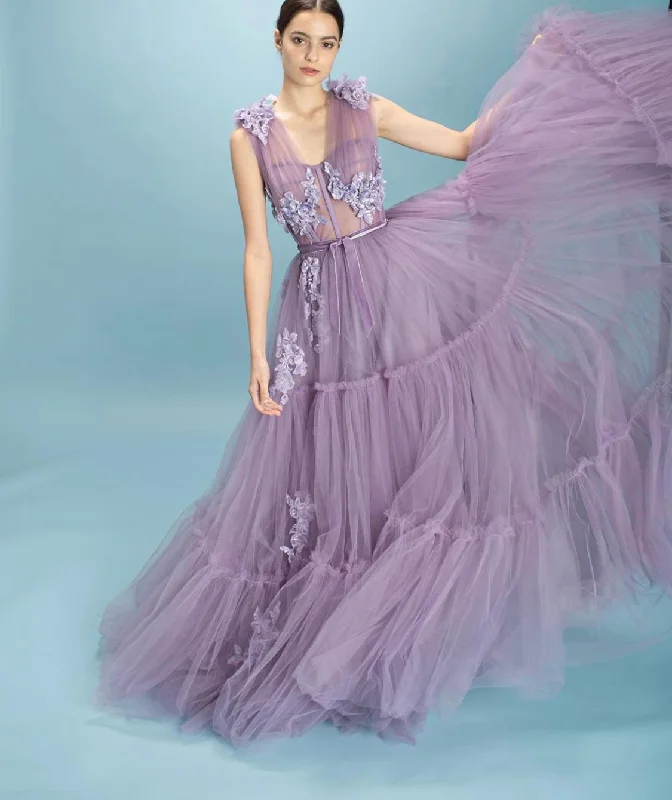 Mini dresses with halter necks for a stylish choice Charming Violet Gown