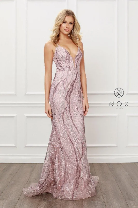 Boho - inspired wedding dresses with floral embroidery​ Embellished Mermaid Long Prom Dress