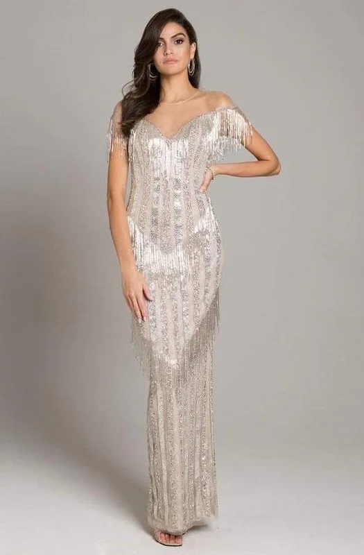Chiffon and tulle combination wedding dresses Lara Dresses Long Off Shoulder Prom Dress 29847 Chiffon and tulle combination wedding dresses Lara Dresses Long Off Shoulder Prom Dress 29847