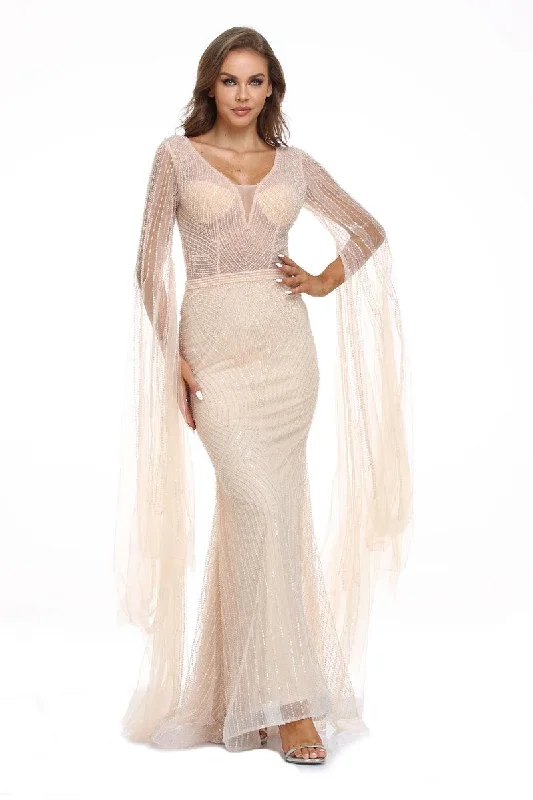 Maternity dress for a baby's dedication High Couture NR2242 Long Sleeve Formal Evening Dress Maternity dress for a baby's dedication High Couture NR2242 Long Sleeve Formal Evening Dress