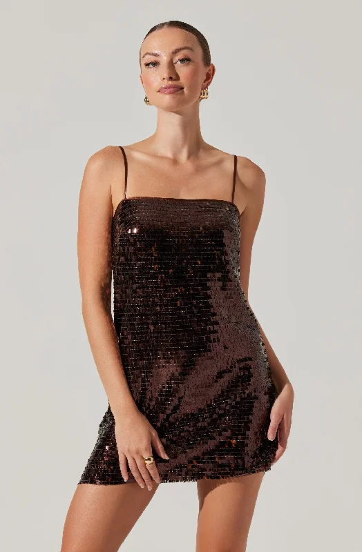 Washable Casual Dresses for Convenient Cleaning​ Porscha Sequin Mini Dress