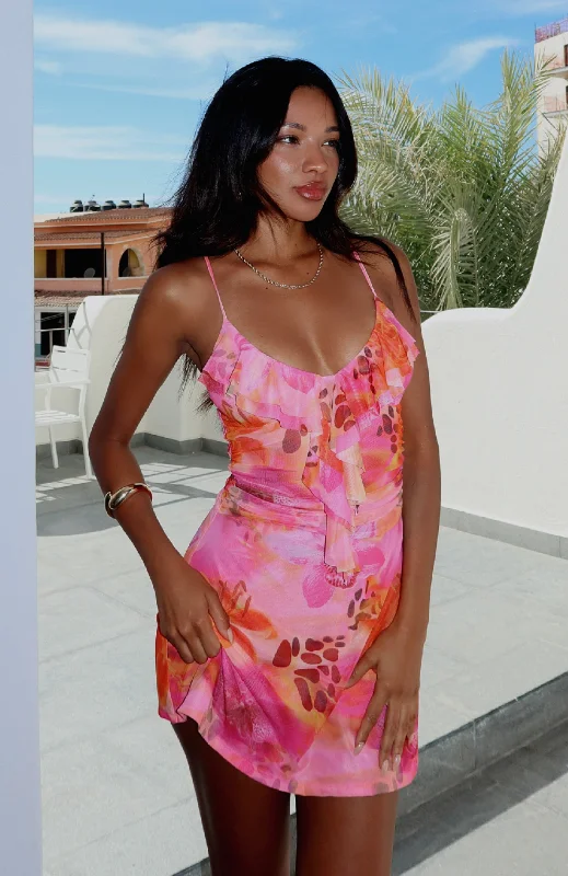 Mini dresses with tiered skirts for added volume Music Sounds Better Mini Dress Paradise Dreams