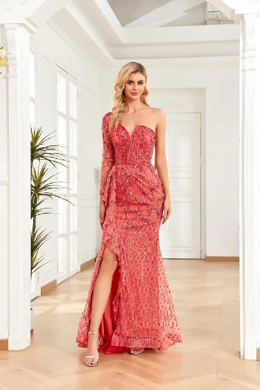 Maternity dress for a movie night out High Couture NR2268 Prom Long One Shoulder Formal Dress Maternity dress for a movie night out High Couture NR2268 Prom Long One Shoulder Formal Dress