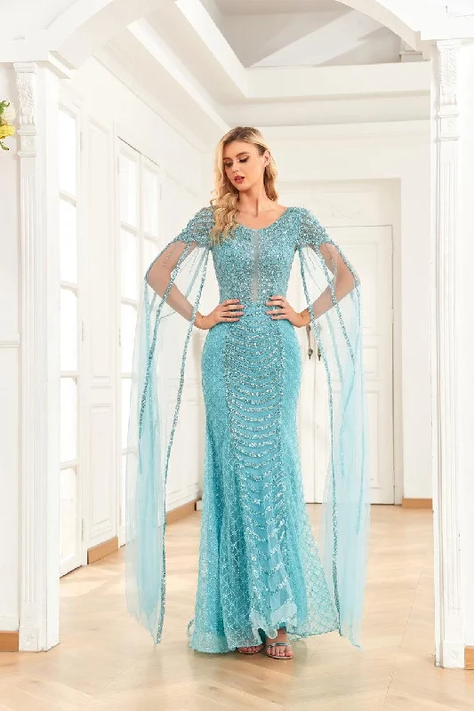 Maternity shift dress for casual outings High Couture NR2263 Prom Long Formal Evening Dress