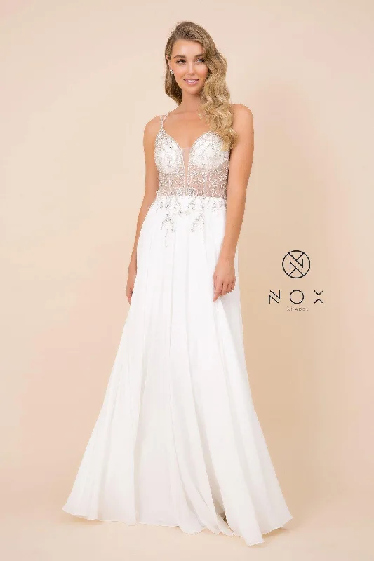 Long - train wedding dresses with a sweep train option​ Long A-Line Wedding Dress Bridal