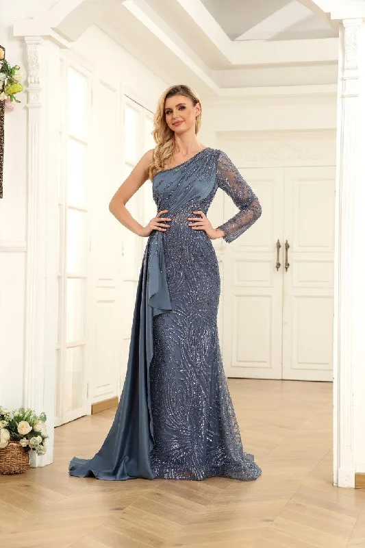 Maternity dress with pockets for convenience High Couture NR2264 Prom Long One Shoulder Formal Dress Maternity dress with pockets for convenience High Couture NR2264 Prom Long One Shoulder Formal Dress
