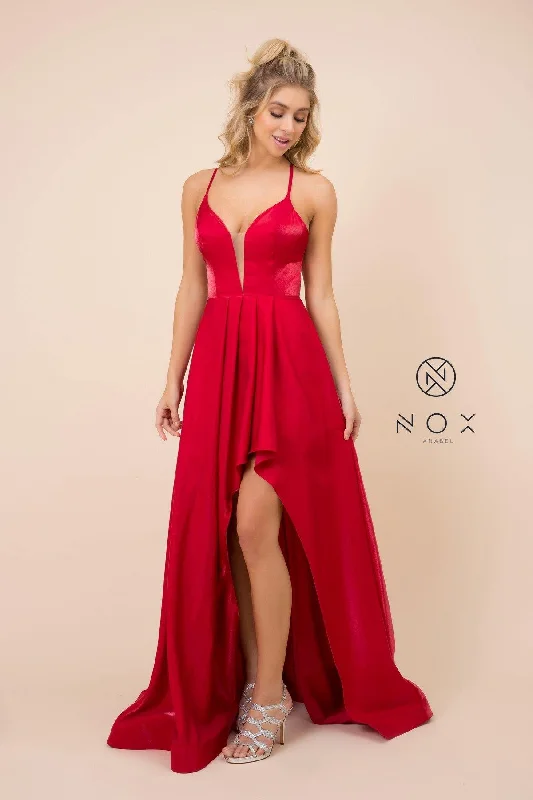 Appliqued wedding dresses with 3D floral designs​ Long Sexy Prom Dress Evening Gown