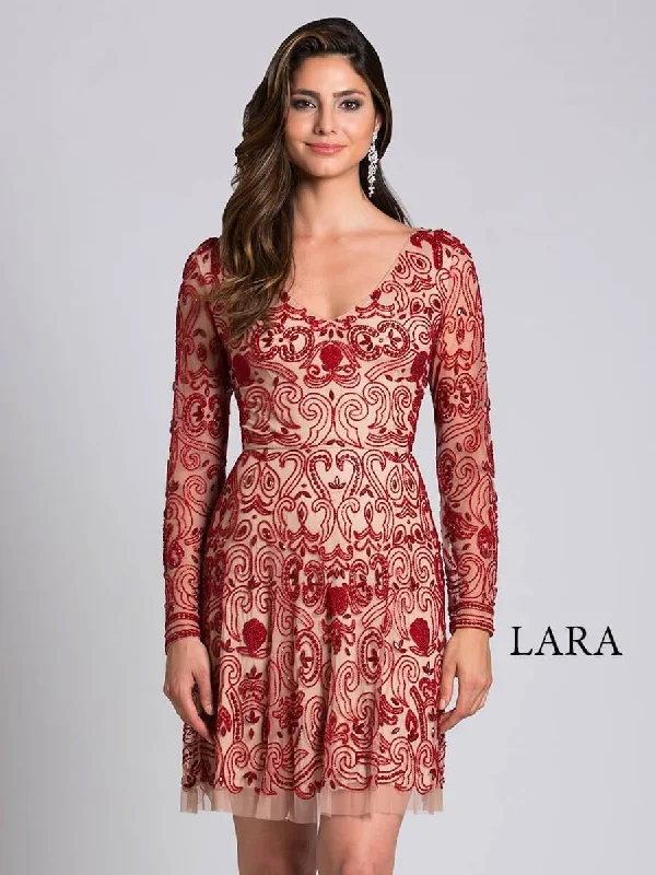 Plus - size wedding dresses with a flattering fit Lara Dresses Long Sleeve Cocktail Dress 33414 Plus - size wedding dresses with a flattering fit Lara Dresses Long Sleeve Cocktail Dress 33414
