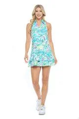 Off - the - Shoulder Women Dress for a Romantic and Feminine Look Off - the - Shoulder Women Dress for a Romantic and Feminine Look Esther Racerback Tennis Dress & Under Shorts in Golf Chic