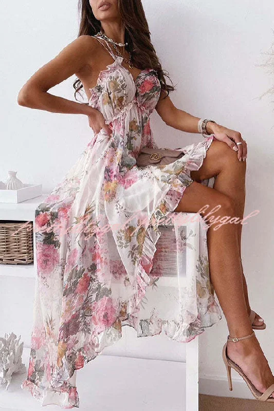 Printed Abstract Women Dress for a Modern and Artistic Appeal Printed Abstract Women Dress for a Modern and Artistic Appeal Pier and Dear Floral High Low Midi Dress