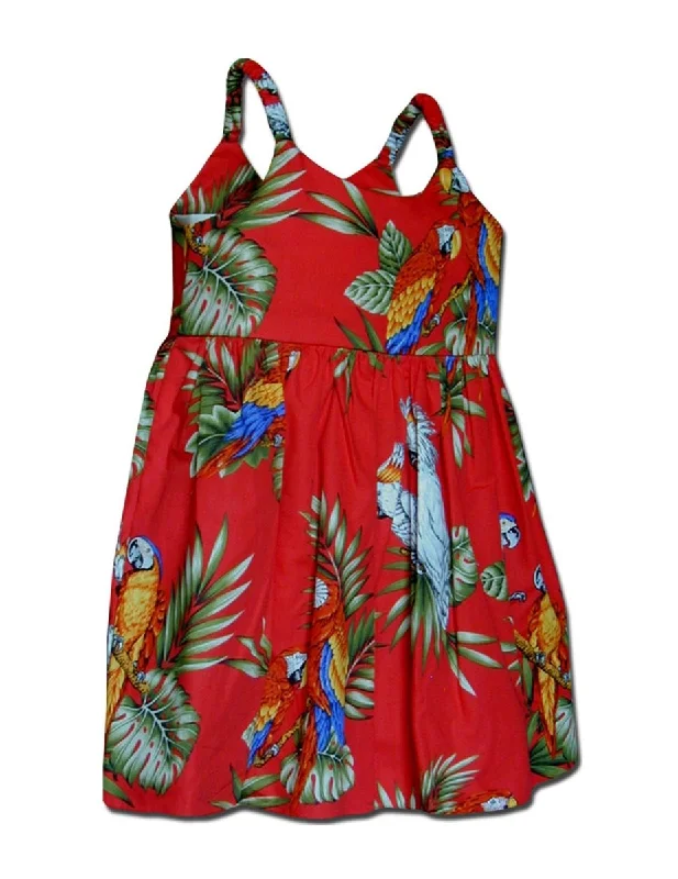 Parrots Island Girl's Hawaiian Sundress