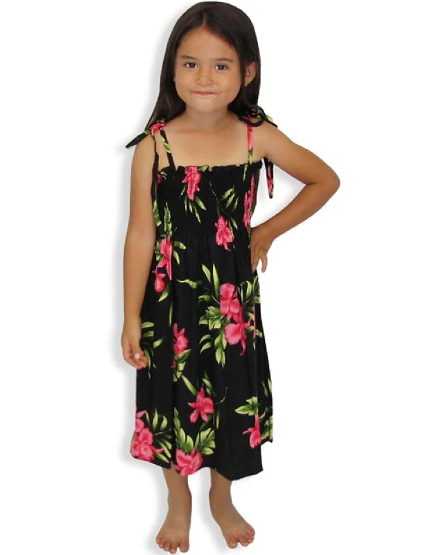 Smock Top Girl's Hawaiian Dress Okalani