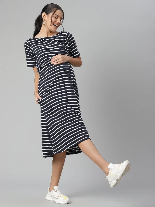 Maternity Casual Overlay Dress